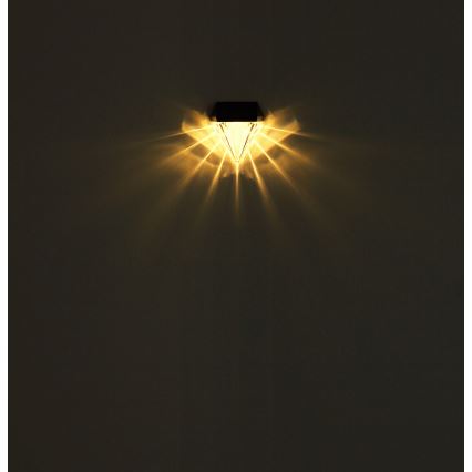 Globo - KIT 2x LED solcell väggbelysning LED/0,5W/3V IP44 600 mAh