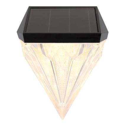 Globo - KIT 2x LED solcell väggbelysning LED/0,5W/3V IP44 600 mAh