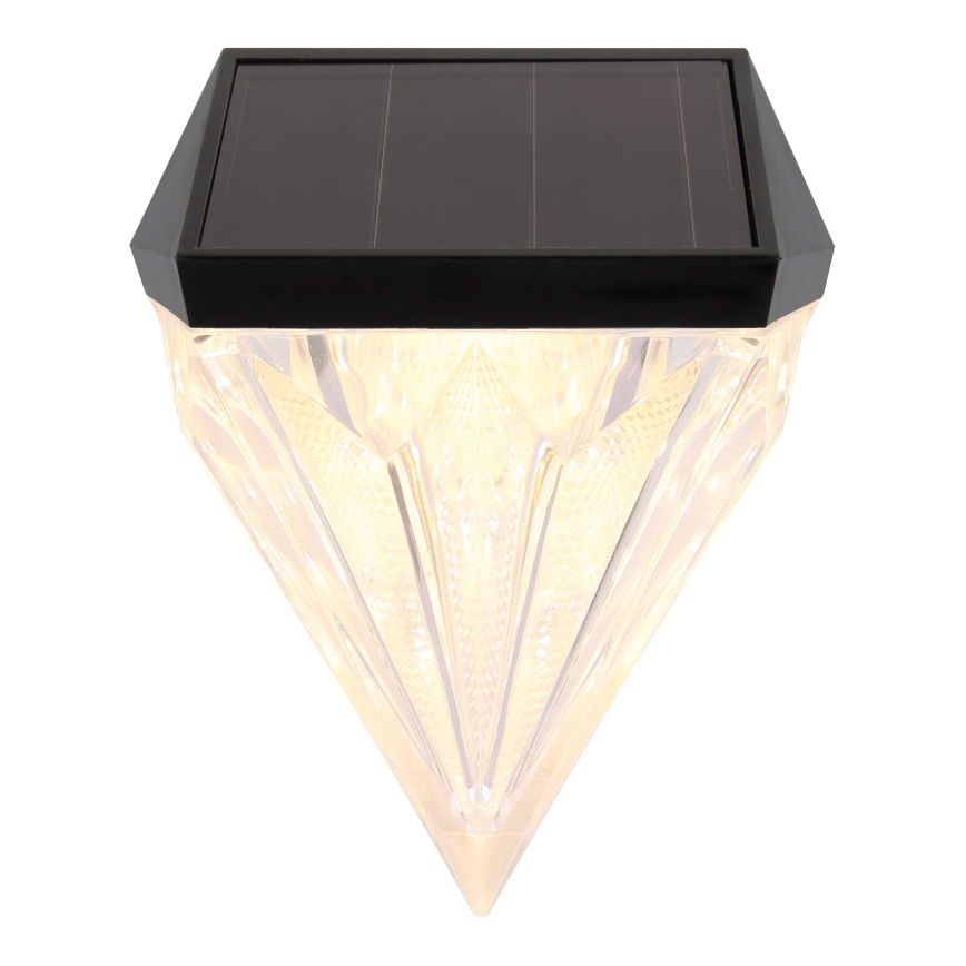 Globo - KIT 2x LED solcell väggbelysning LED/0,5W/3V IP44 600 mAh