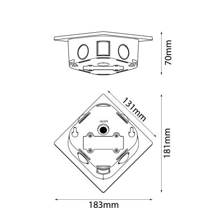 Globo - LED Solcellsbelysning LED/0,5W/3,2V IP54