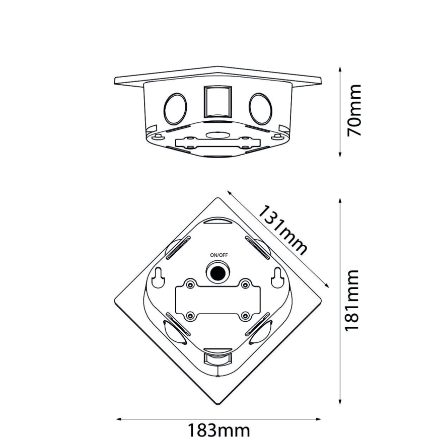 Globo - LED Solcellsbelysning LED/0,5W/3,2V IP54