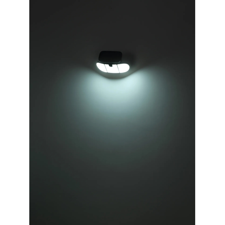 Globo - LED-solcellslampa med sensor LED/3,7V IP44 2000 mAh