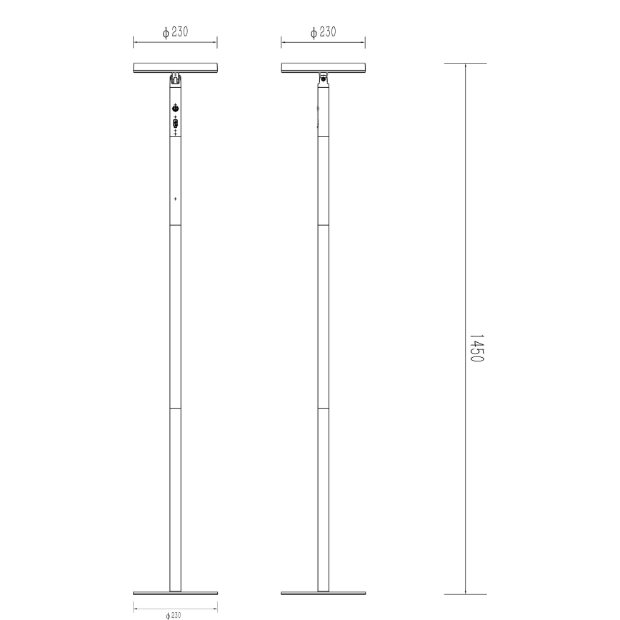 Globo - LED Solarlampa LED/6W/3,7V IP54 4400 mAh