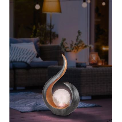 Globo - LED RGB solcellslampa, LED/3V, IP44, 300 mAh