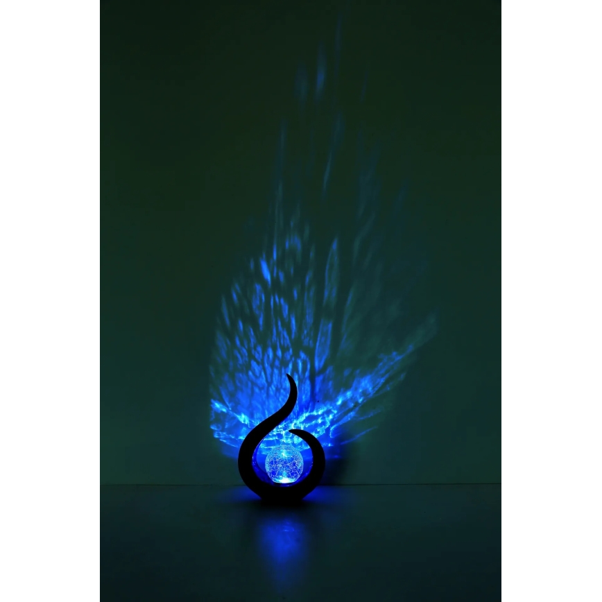 Globo - LED RGB solcellslampa, LED/3V, IP44, 300 mAh