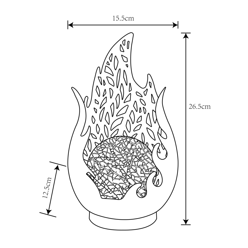 Globo - LED solcellsbelysning LED/0,06W/3,2V 3000K IP44