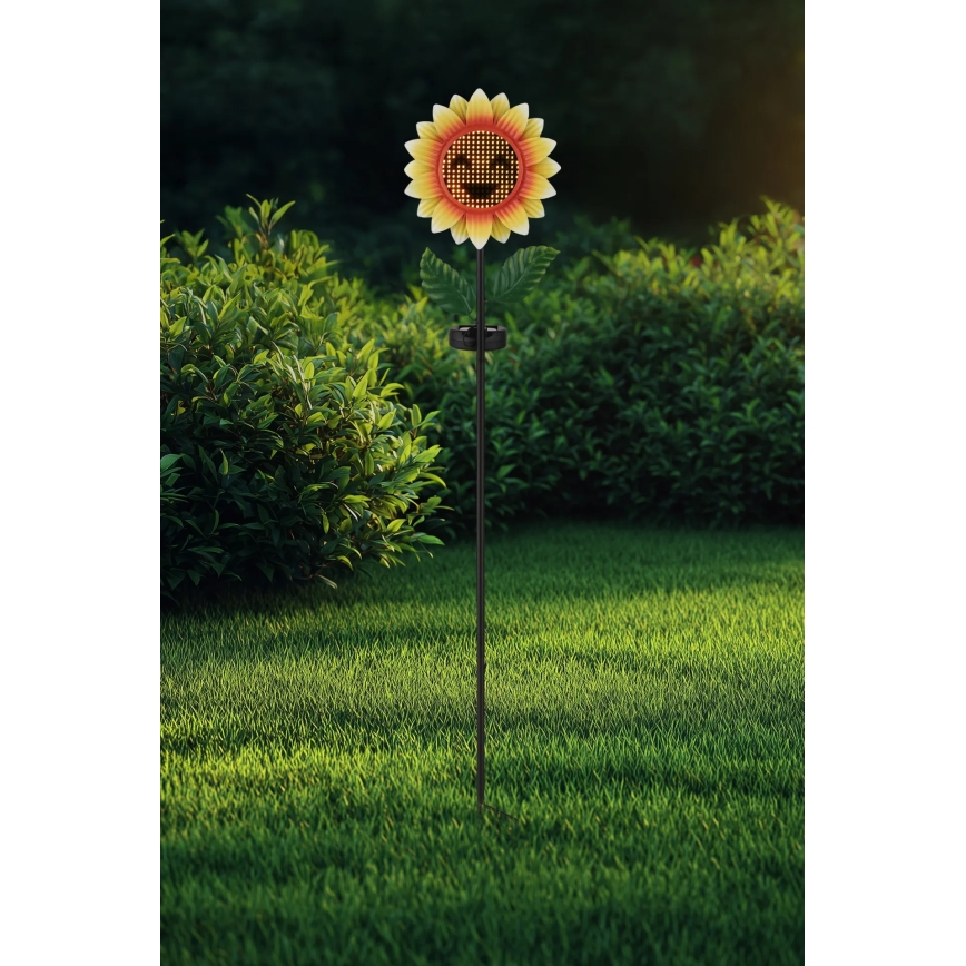 Globo - LED solcellslampa 200xLED/3V IP44 600 mAh blomma