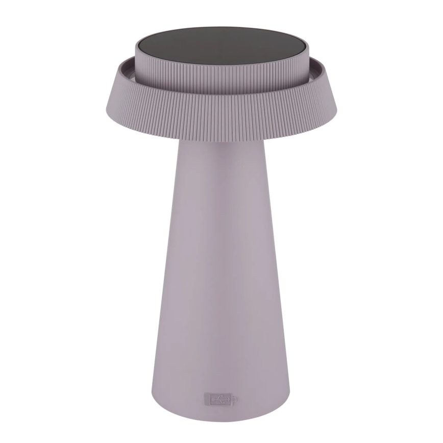 Globo - LED Ljusreglerad solcell beröring lampa LED/4W/3,7W IP54 rosa