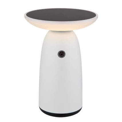 Globo - LED Ljusreglerad solcell beröring lampa LED/10W/230V IP54 vit