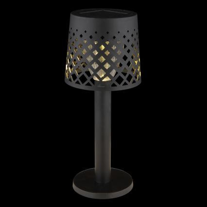 Globo - LED solcellsbelysning LED/0,06W/3,2V 3000K IP44 svart