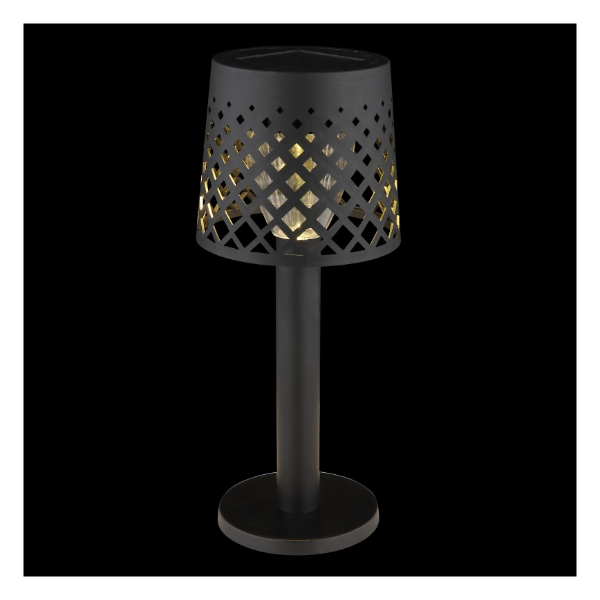 Globo - LED solcellsbelysning LED/0,06W/3,2V 3000K IP44 svart