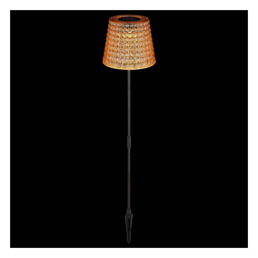 Globo - KIT 2x LED Solcellsbelysning LED/0,06W/3V IP44 40 mAh orange