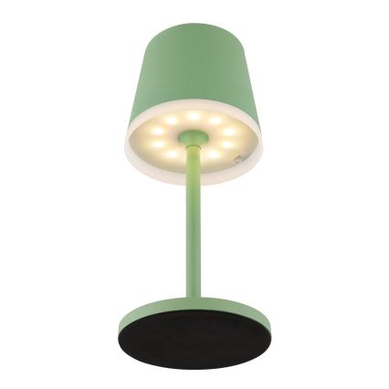 Globo - LED Solcellsbelysning LED/0,06W/3V 3000K IP44 1200 mAh grön