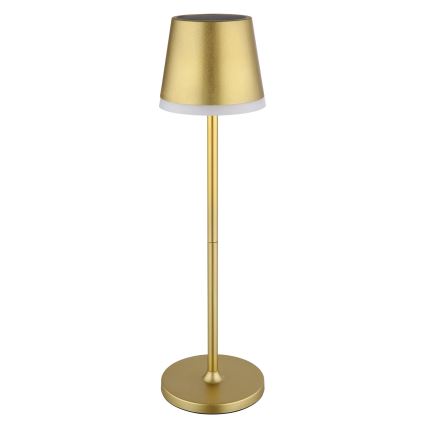 Globo - LED Solcellsbelysning LED/0,6W/3V 3000K IP44 guld