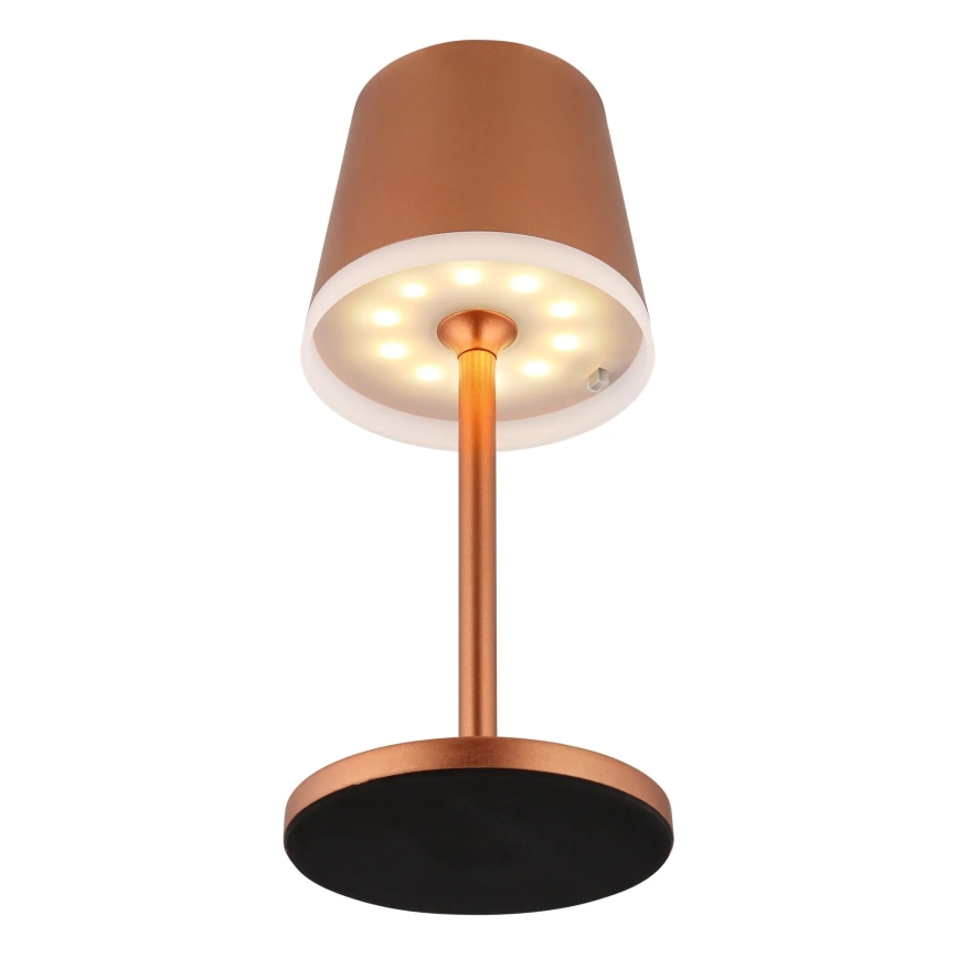 Globo - LED Solcellsbelysning LED/0,6W/3V 3000K IP44 1200 mAh koppar