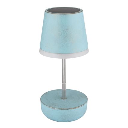 Globo - LED Solcellslampa 10xLED/0,06W/3V IP44 800 mAh blå