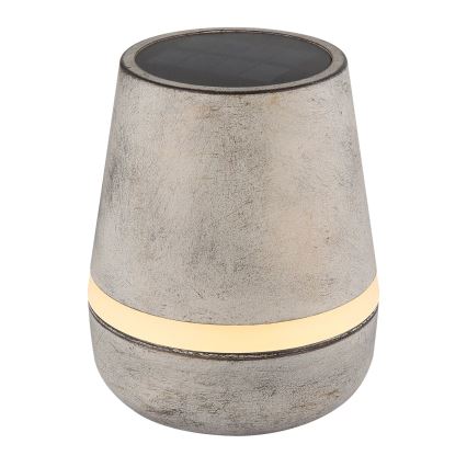 Globo - LED Solarlampa 10xLED/0,06W/3V IP44 800 mAh grå