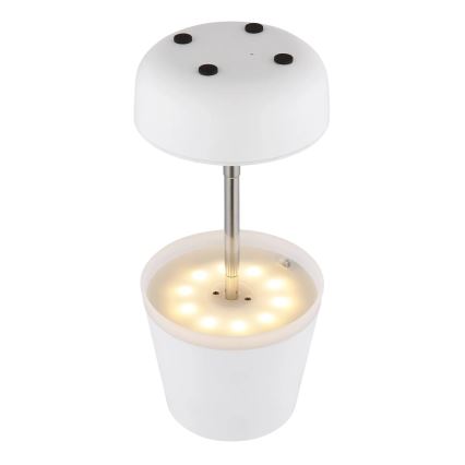 Globo - LED Solarlampa 10xLED/0,06W/3V IP44 800 mAh vit