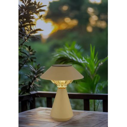 Globo - LED Solarlampa 10xLED/0,06W/1,2V IP44 600 mAh brun