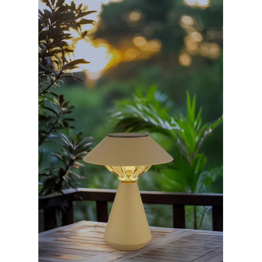 Globo - LED Solarlampa 10xLED/0,06W/1,2V IP44 600 mAh brun