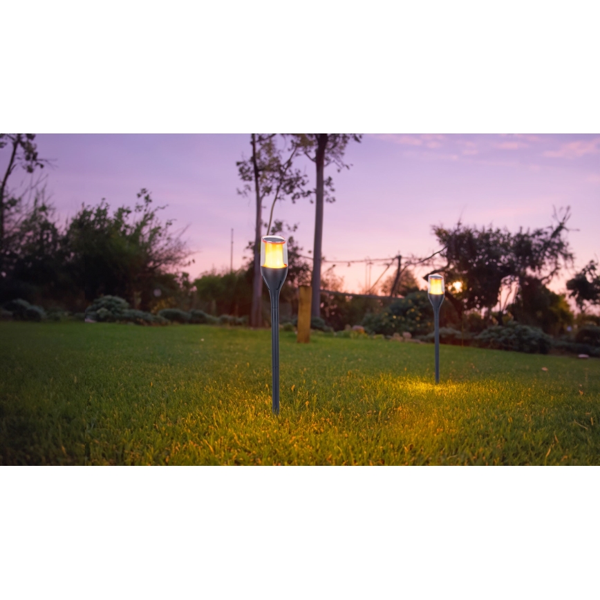 Globo - LED Solcellsbelysning LED/2,4W/3V 1600K IP44 800 mAh