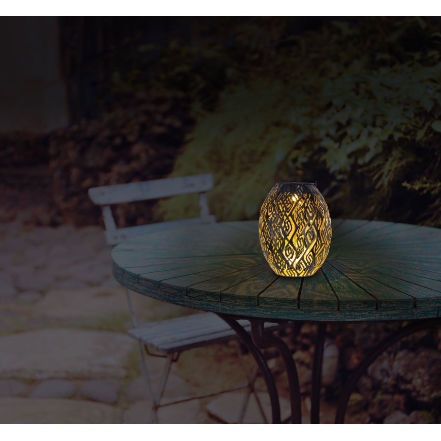 Globo - LED solcellsbelysning 03.01.2001 LED/0,06W/3,2V 3000K IP44