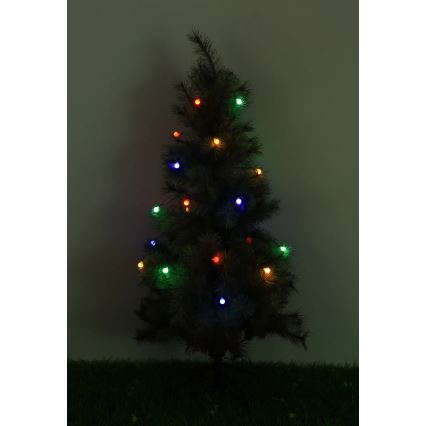 Globo - LED solcellsslinga 20xLED/1,2V IP44 300 mAh 5,8 m