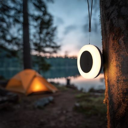 Globo - Bärbar LED-solcellslampa LED/3W/3,7V IP54 2200 mAh