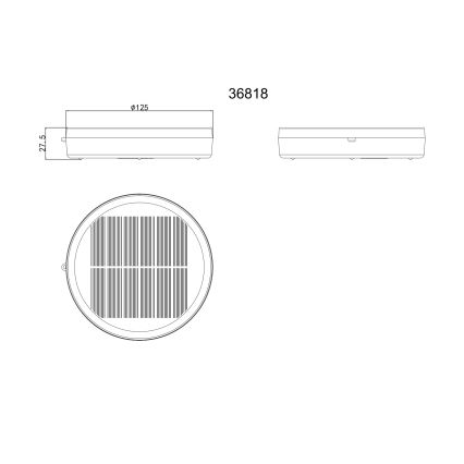 Globo - Bärbar LED-solcellslampa LED/3W/3,7V IP54 2200 mAh