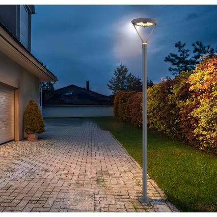 Globo – solcellsdriven LED-lampa, 18 W, 3,7 V, 8000 mAh, IP54