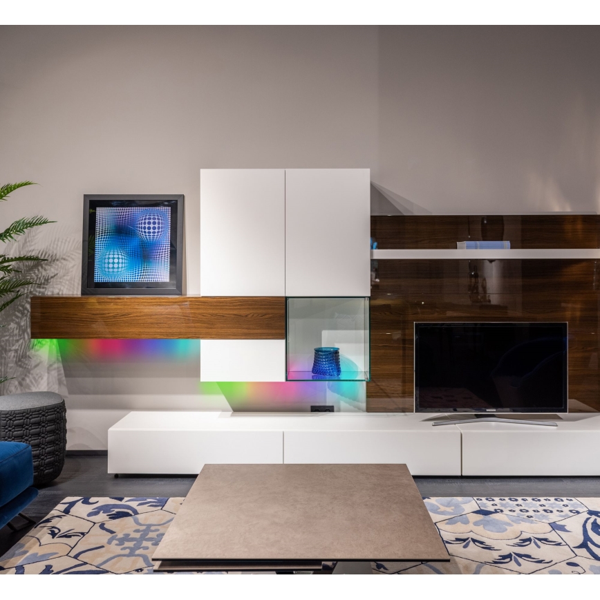 Globo - LED RGB Dimbar remsa LED/6W/230V 1m + fjärrkontroll