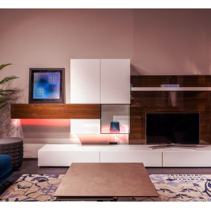 Globo - LED RGB Dimbar remsa LED/6W/230V 1m + fjärrkontroll