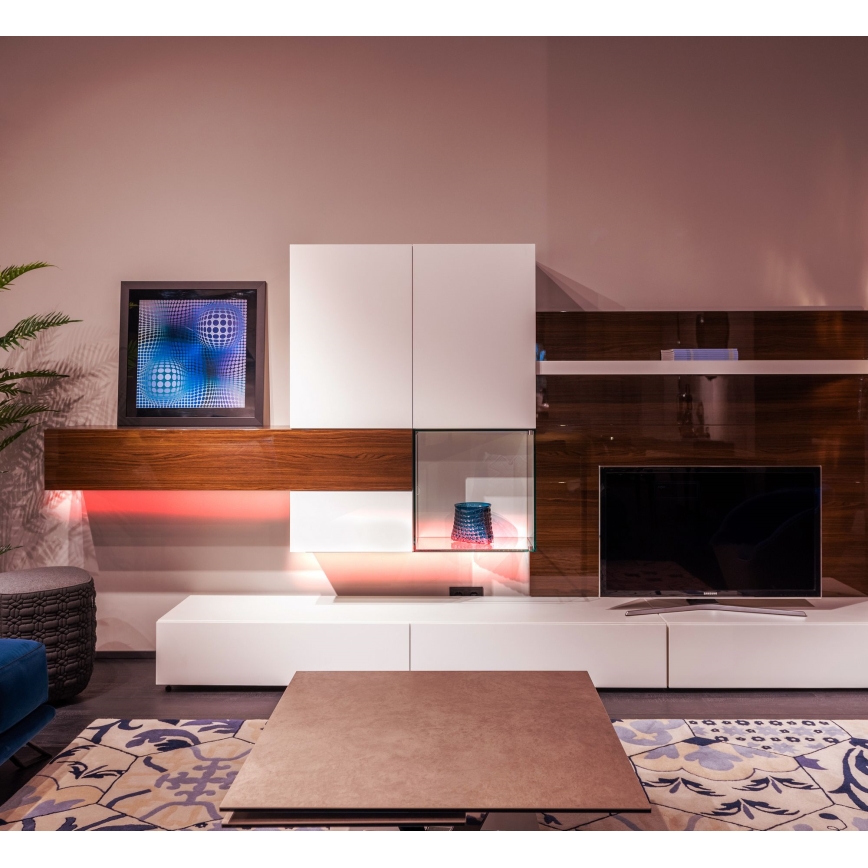 Globo - LED RGB Dimbar remsa LED/6W/230V 1m + fjärrkontroll