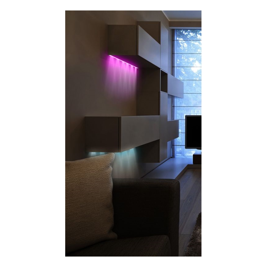 Globo - LED RGB Dimbar remsa LED/6W/230V 1m + fjärrkontroll