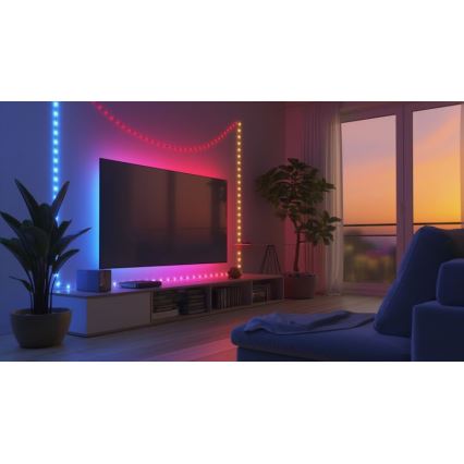 Globo - LED RGB-remsa 50xLED/0,06W/5V 5 m 27 funktioner