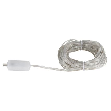 Globo - LED RGB-remsa 50xLED/0,06W/5V 5 m 27 funktioner