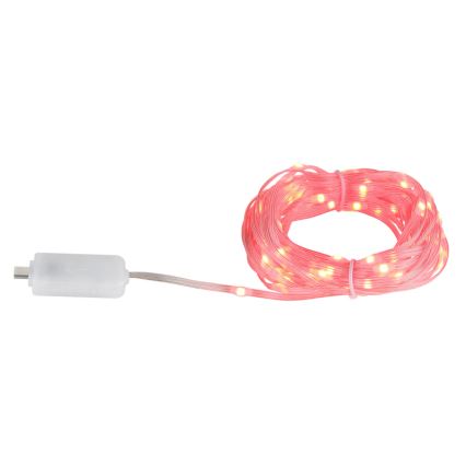 Globo - LED RGB-remsa 50xLED/0,06W/5V 5 m 27 funktioner