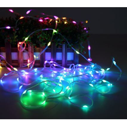 Globo - LED RGB-remsa 100xLED/0,06W/5V 10 m 27 funktioner