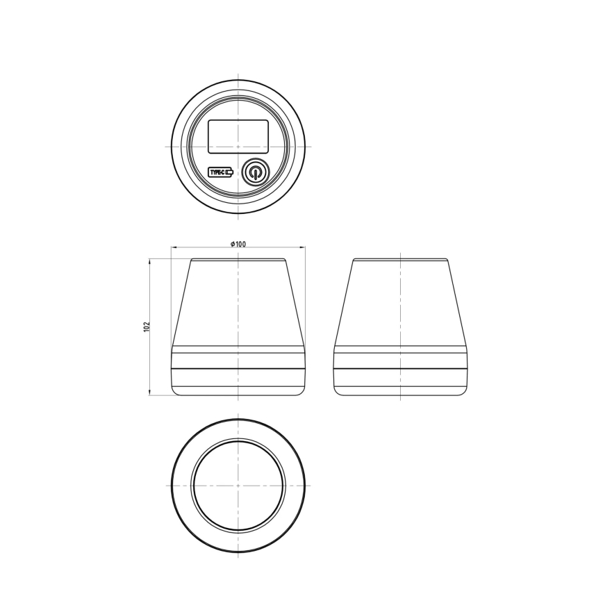 Globo - LED RGB solcellsbelysning LED/0,2W/3,7V IP44 1200 mAh