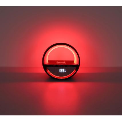 Globo - RGB-LED beröringsstyrd uppladdningsbar bordslampa med högtalare LED/3,5W/5V 1800 mAh