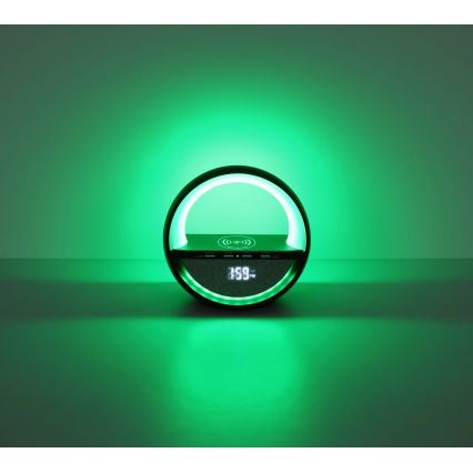Globo - RGB-LED beröringsstyrd uppladdningsbar bordslampa med högtalare LED/3,5W/5V 1800 mAh