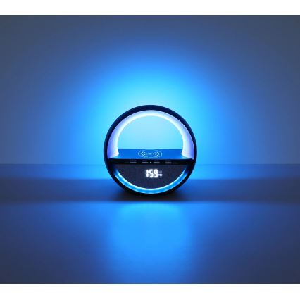 Globo - RGB-LED beröringsstyrd uppladdningsbar bordslampa med högtalare LED/3,5W/5V 1800 mAh