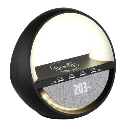 Globo - RGB-LED beröringsstyrd uppladdningsbar bordslampa med högtalare LED/3,5W/5V 1800 mAh