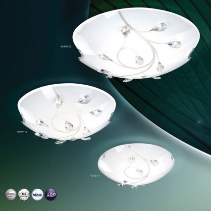 GLOBO 40404-3 - Takbelysning BURGUNDY 3xE27/40W/230V