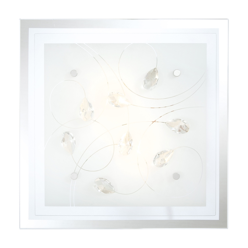 Globo 40408-2 - Takbelysning JASMINA  2xE27ILLU/40W/230V