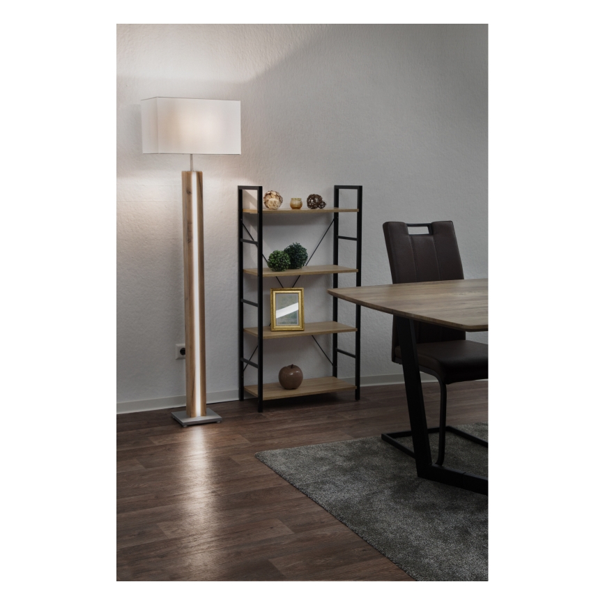 Globo - LED golvlampa LED/17W/230V + 1xE27/40W