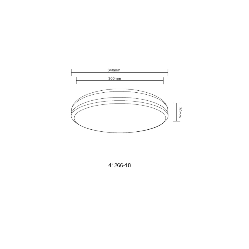 Globo - LED RGBW Dimbar taklampa LED/18W/230V 2700-6000K + fjärrkontroll