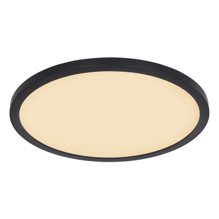 Globo - LED ljusreglerad taklampa till badrum LED/18W/230V diameter 29,4 cm IP44 svart