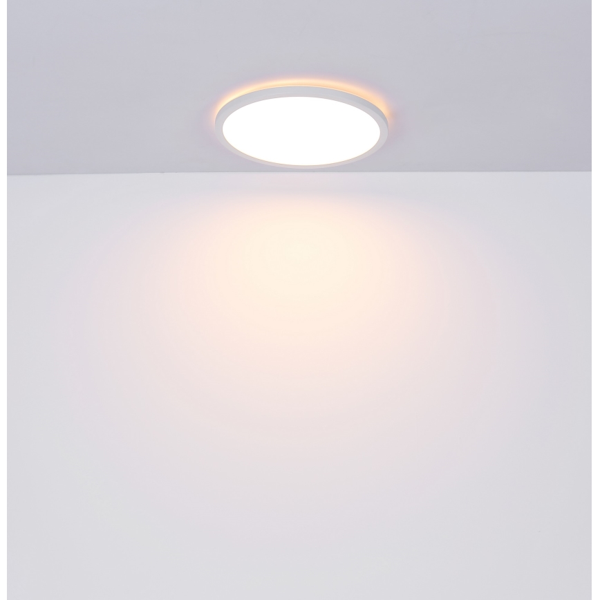 Globo - LED ljusreglerad taklampa till badrum LED/18W/230V diameter 29,4 cm IP44 vit