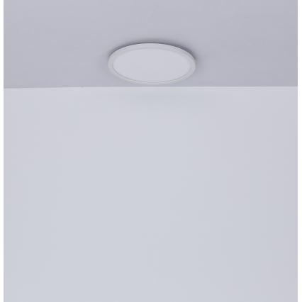 Globo - LED ljusreglerad taklampa till badrum LED/18W/230V diameter 29,4 cm IP44 vit